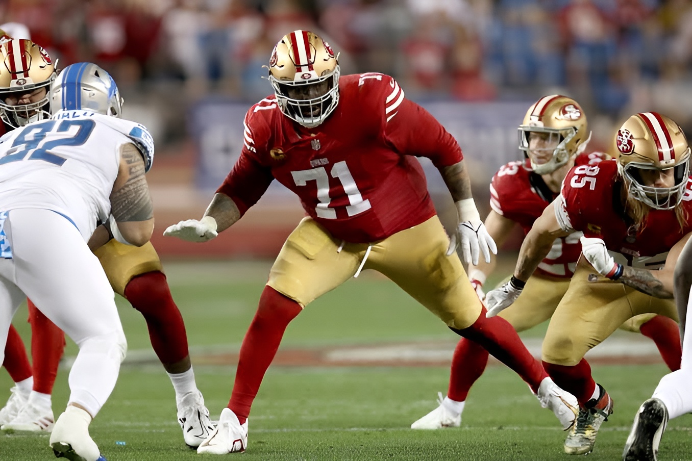 ESPN  49ers’ Trent Williams healthy, introspective..